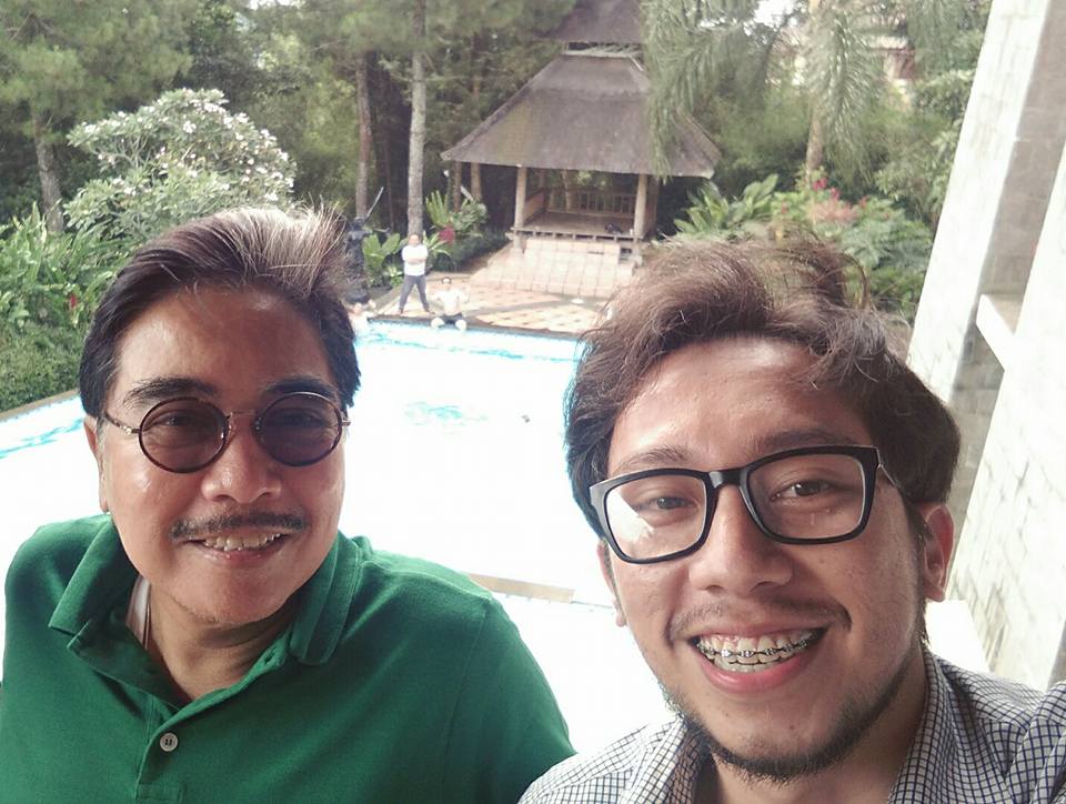 Boris Tampubolon dan mentornya Dr. Hotma Sitompoel, S.H., S.Hum