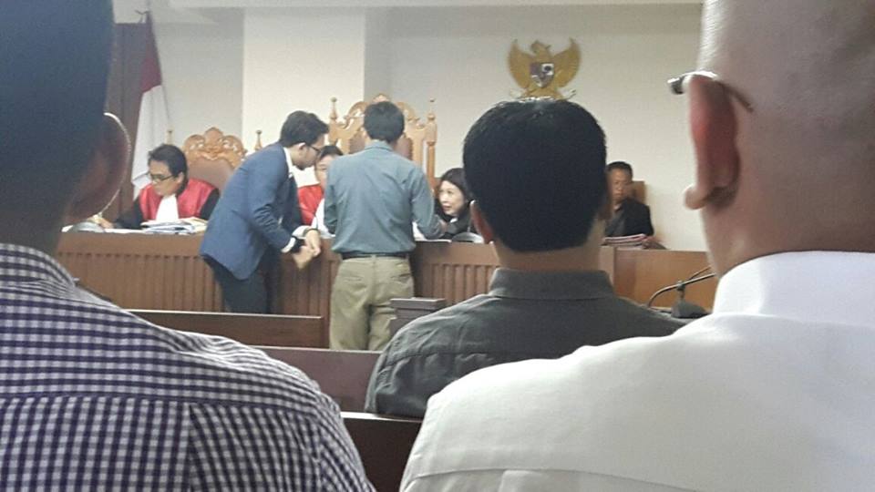 Boris Tampubolon di Pengadilan Negeri/Niaga/HAM/Tipikor Dan Hubungan Industrial Jakarta Pusat